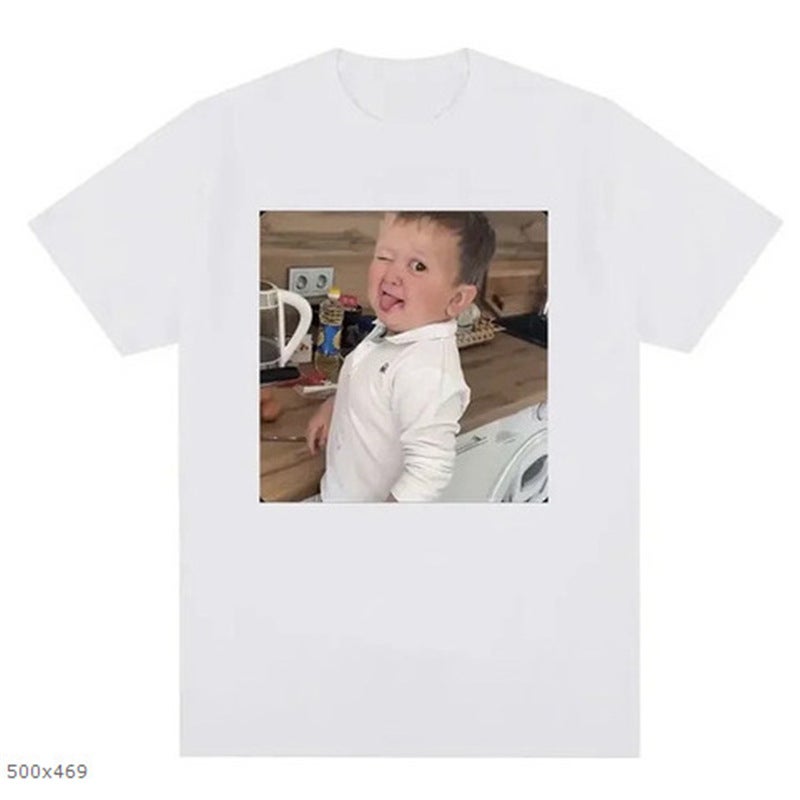 European Size Printed Cotton Anime Cartoon American Short-Sleeved Pattern T-Shirt - Image 3